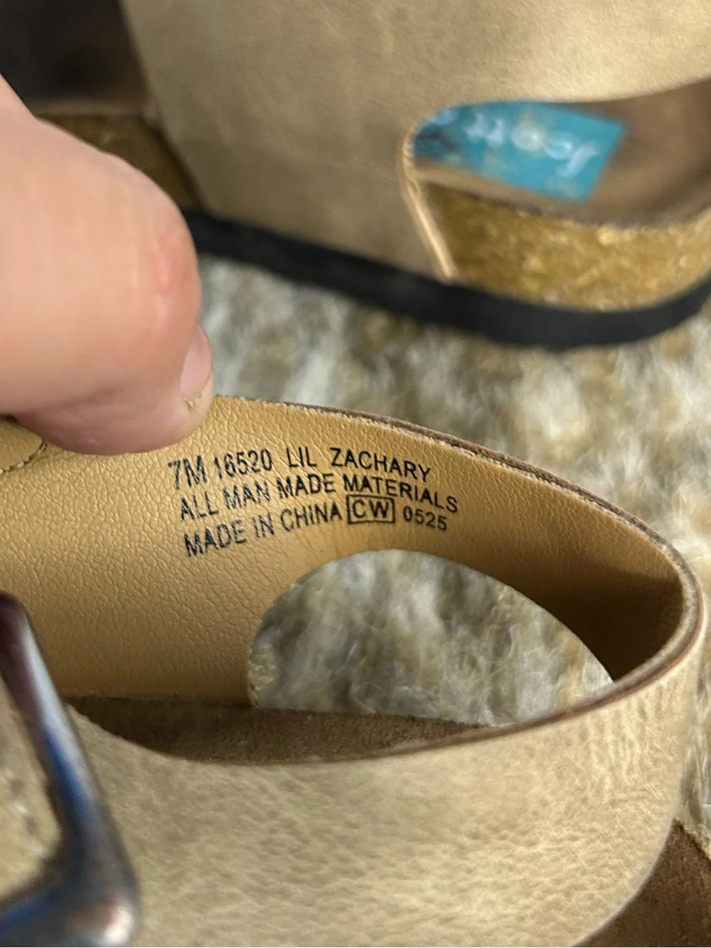 5‎ for $25🔥Scott David Tan Wedge Lil Zachary Sandals Toddler Size 7